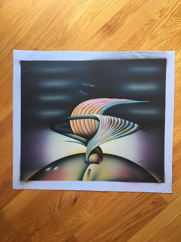 Comet – Original oil painting on canvas, 23 1/2” x 27”