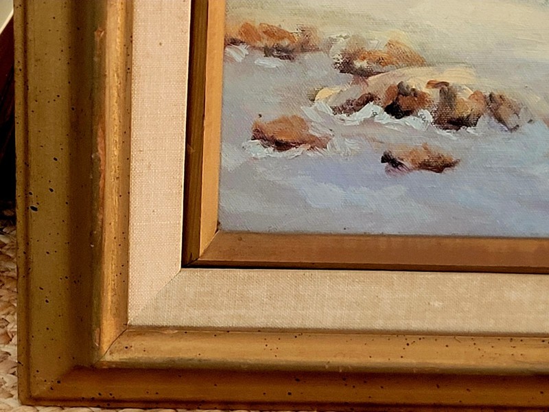 Gertrude Rust 1907-1996 Original Winter In Navajoland 1976 30x26 gallery