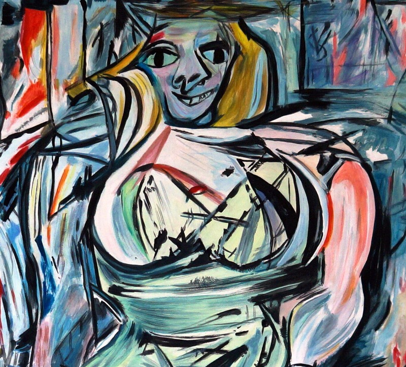 WILLEM de KOONING / Authentic Acrylic on Paper Signed. Expressionism Abstract gallery