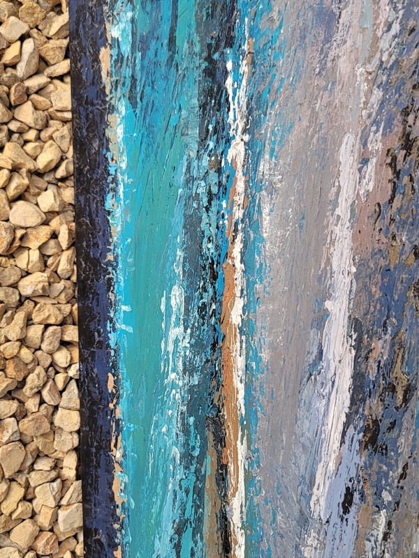 Fabulous Large Original Abstact Landscape/Seascape from Palm Springs gallery