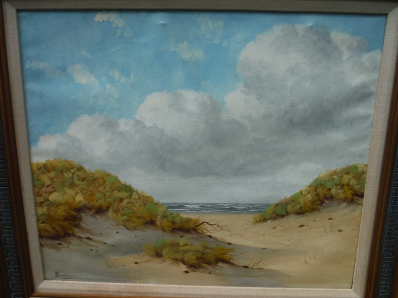 Swedish Artist A.H. Nordberg Oil Painting on Canvas 24” x 20” gallery