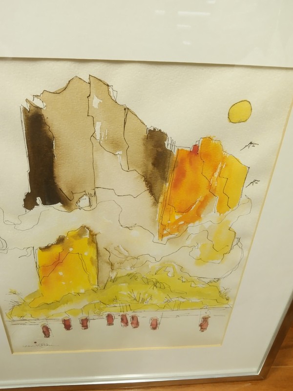 James Von KÖHLER Asia Ink and Watercolor Painting Listed Known Buffalo NY Artist gallery