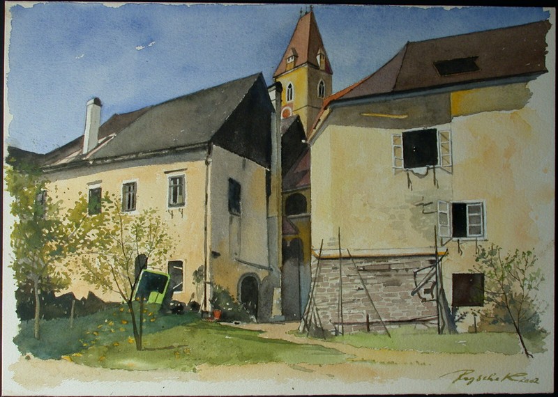 Kurt Regschek (1923-2005) Spitz an der Donau-Wachau.