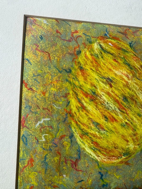 Angela Reed Breese "An Abstract Composition" Acrylic Painting - Signed/Framed gallery