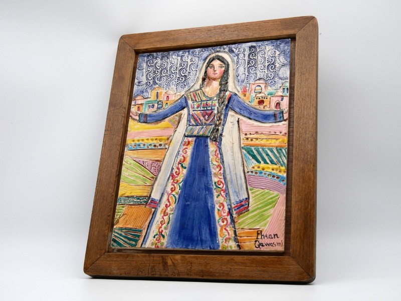 Ancient Art Painting Handmade Colorful Framed Artwork Middle Eastern Culture gallery