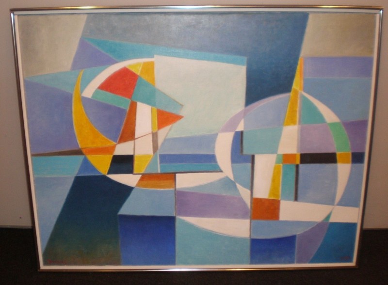 Werner Drewes American Abstract Expressionist Prov Christie’s Authenticated