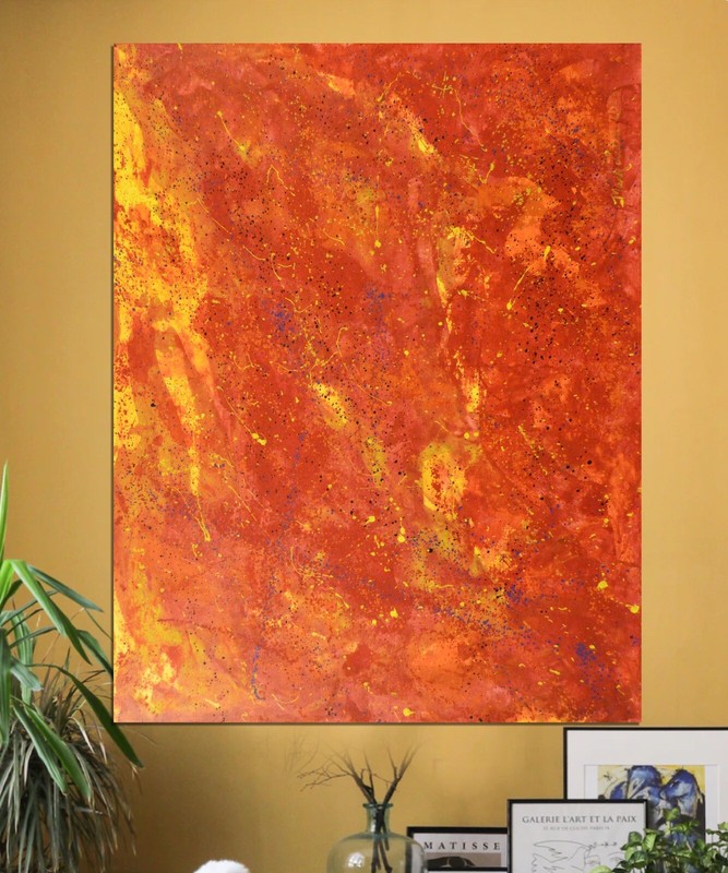Mark Little Original Profession￼al Painting 81” X 62”(6ft 9in)Abstract Modern XL gallery