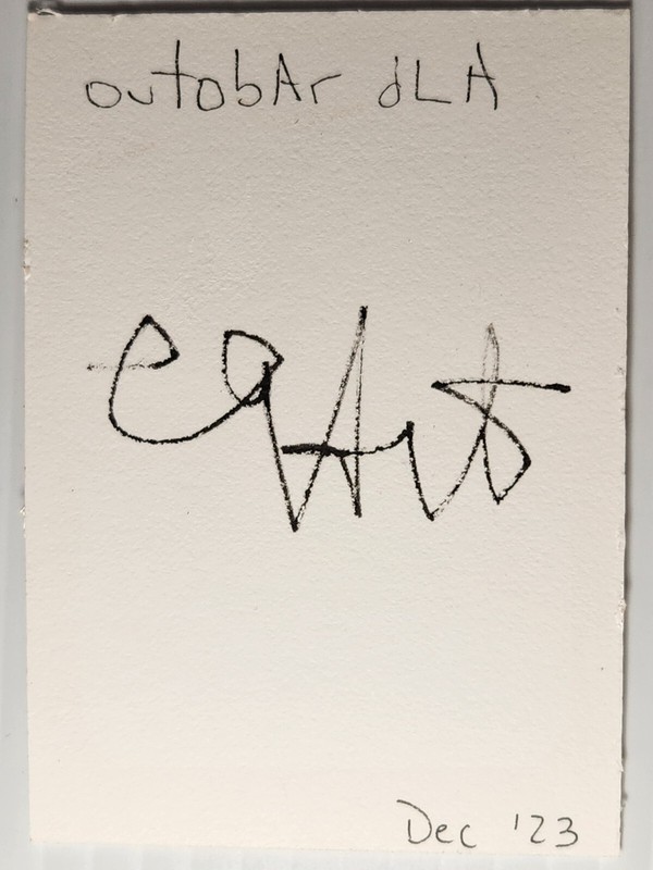 e9Art ACEO school bus outsider art brut naive gallery