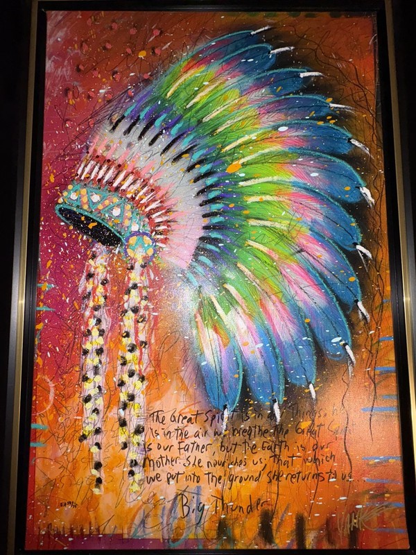 Tim Yanke - Big Thunder - Embellished Giclee On Canvas (58/75) LIMITED! gallery