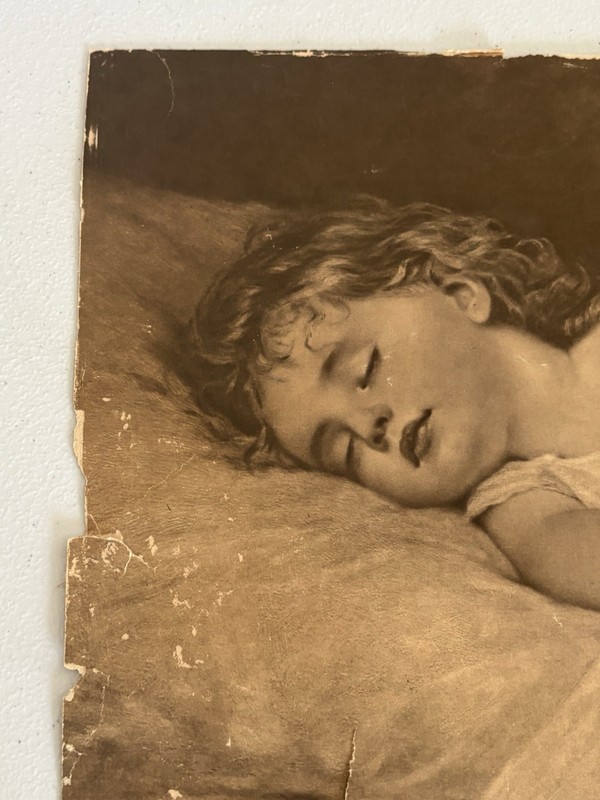 Sleep By Artist Francine Charderon Beautifully Framed 14”x11”Sleeping Child gallery