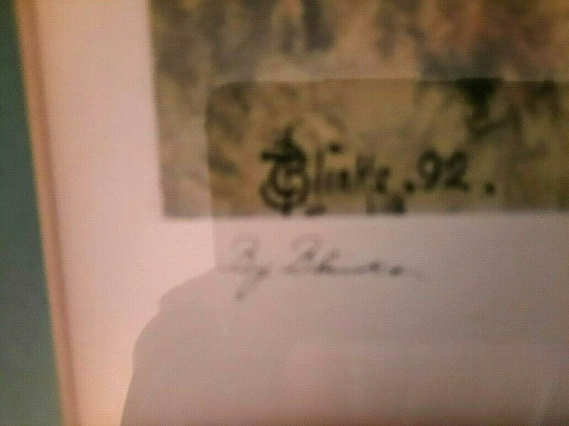 Gorgeous Hand {Signed} Thomas Blinks The Kill Hand-Painted Dog Hetzen gallery