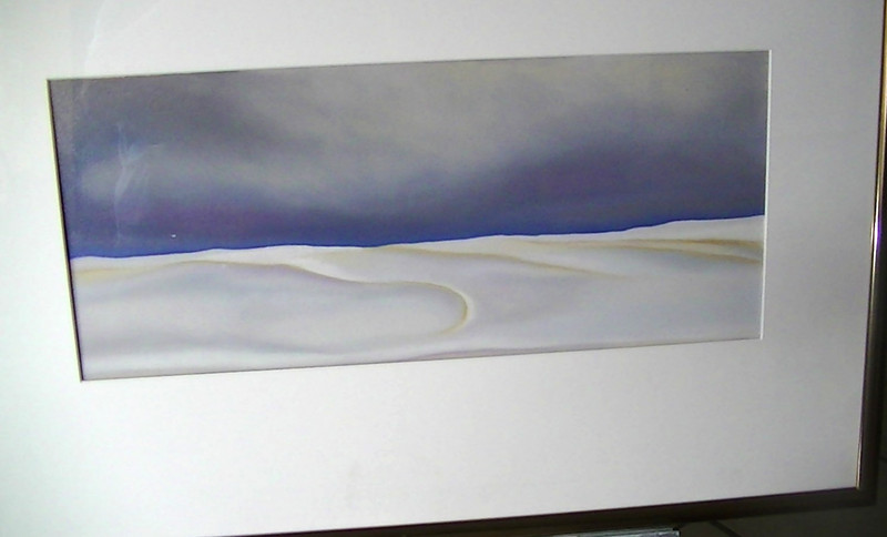 LYNN THORPE Oil On Paper 10″X 18″ Matte & Frame 21″X «32