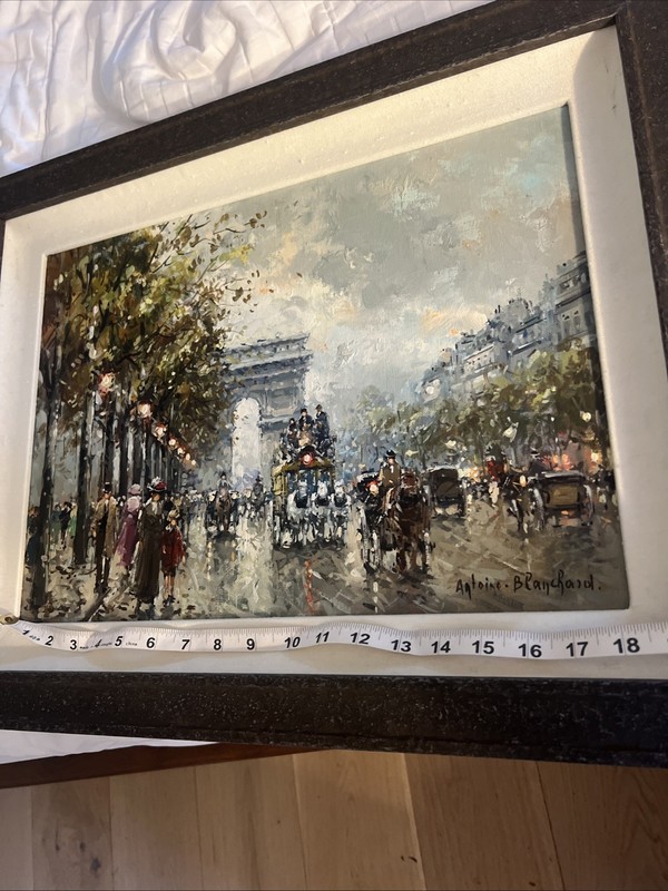 authentic antoine blanchard oil painting gallery