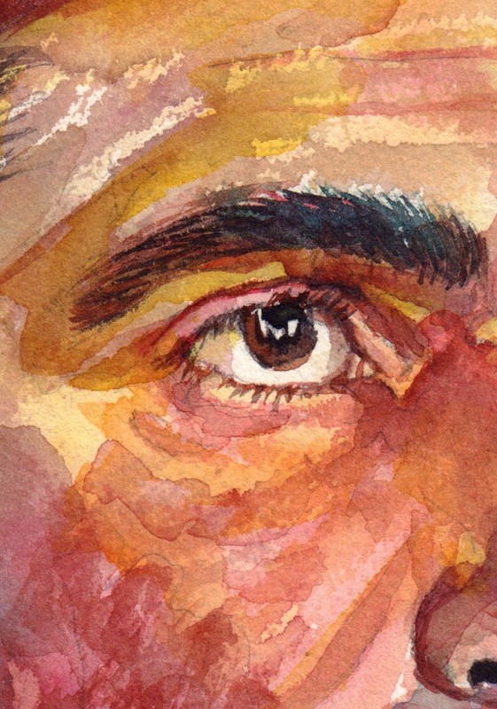 Sandy Koufax - Original Handmade Watercolor Painting gallery