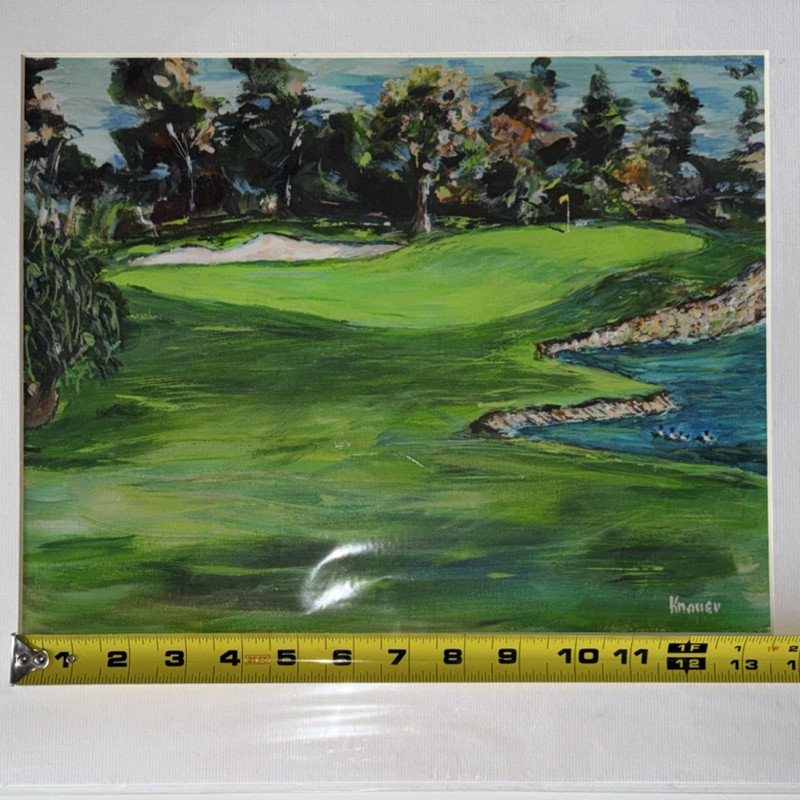 Original Bill Knauer Laguna Beach Landscape Painting, Signed,Cove Gallery Artist gallery