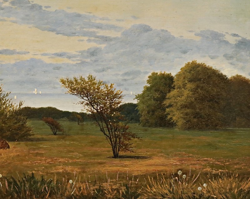 Alexander Schmidt – Signed Oil on Canvas Landscape Painting, Framed OOAK gallery