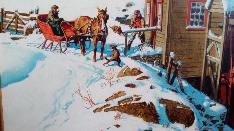 Frank McCarthy Original Tempera on Artists Board "The Old Mill" gallery