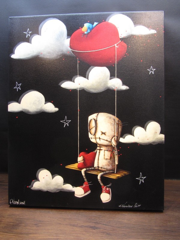 Fabio Napoleoni 11/33 PP Print 20 by 25 Inches «I’m on my way»
