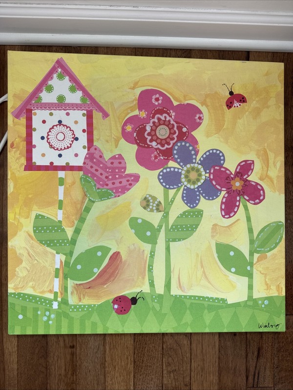 Art Canvas-Sunshine Yellow Flower-Oopsy Daisy Too-Winborg Sisters-21″x21”