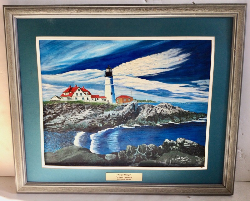 Portland Maine Winfred Martin -«Angel Wings» Headlight Lighthouse – Estate
