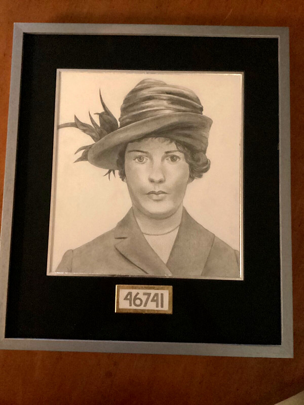 Constance McClure San Quentin Prison 1920s Men and Women Mugshot Series