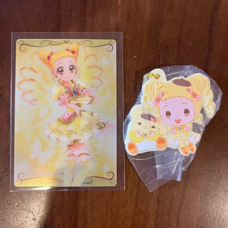 Precure Yes! Precure 5GoGo Cure Lemonade Card & Photo Set Unused