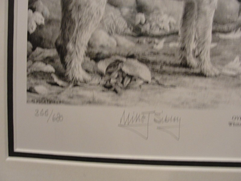 MIKE SIBLEY OVERLOOKED WHITE HORSE BANK 355 OF 680 SIGNED ARTISTS PROOF gallery