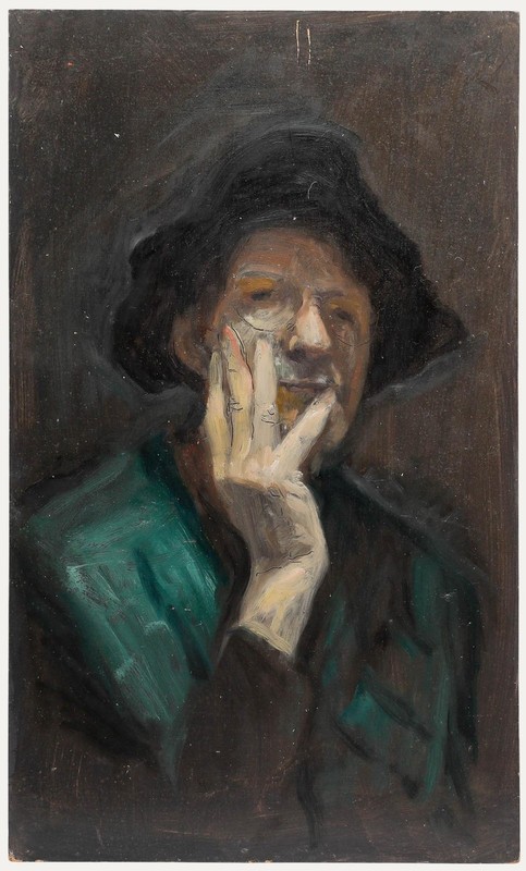 George Weissbort (1928-2013) – 20th Century Oil, The Artist in Green