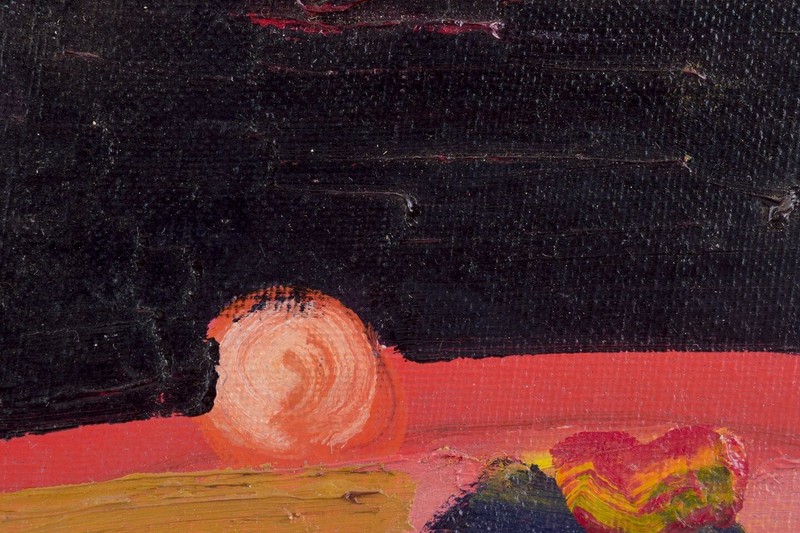 Lars Bertle (b. 1925), Swedish artist. Oil on panel. Abstract composition. gallery