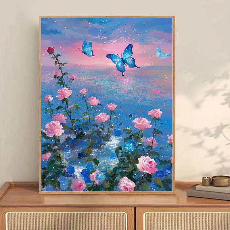 seasons and serene atmosphere heal the rose prints