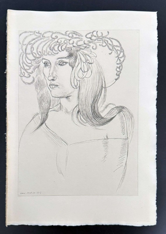 VERY RARE Henri Matisse – Femme Au Grand Chapeau [ETCHING SIGNED IN THE PLATE]