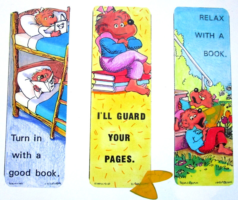 BERENSTAIN BEARS ORIGINAL CHILDREN’S CALENDAR BOOK PAINTING drawing art