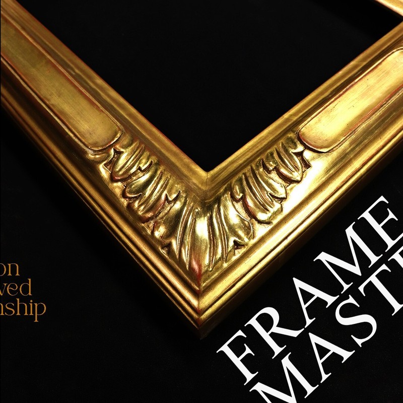 9×12 – 20×24 Plein Air Hand Carved 22k Gold Leaf Picture Frame Made In USA