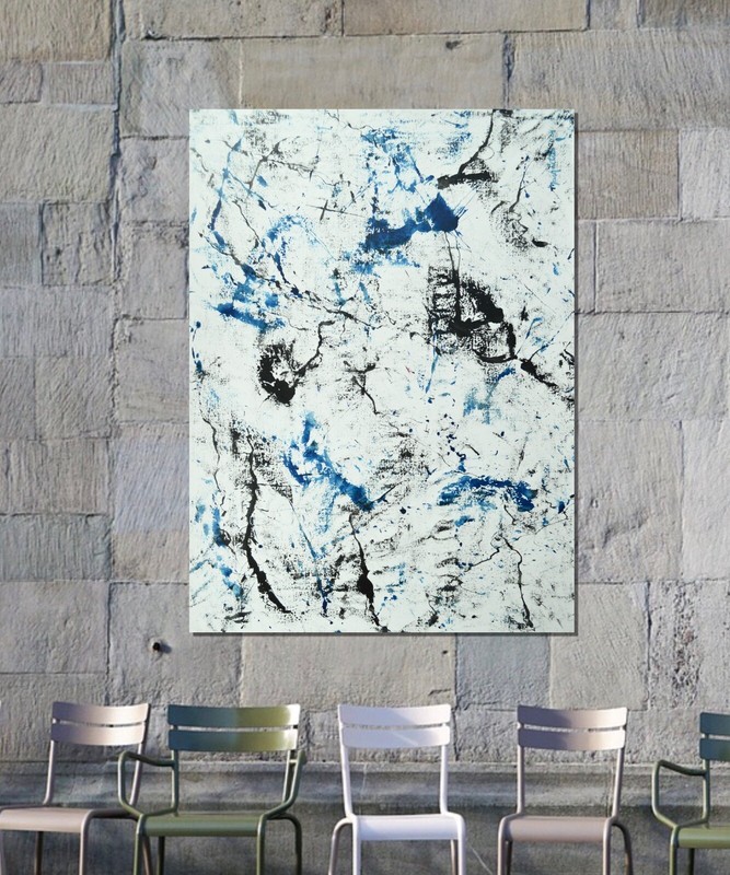 Jackson Pollock ￼style Professional Painting 84”X62” (7 Foot) Abstract Modern XL gallery