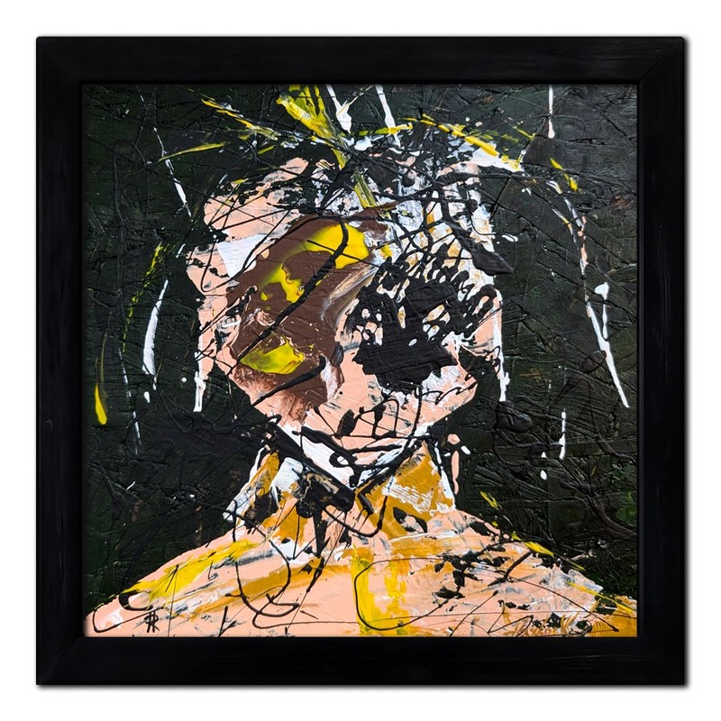HAVLOCK Signal Interrupted – OOAK Original Painting Abstract Expressionism