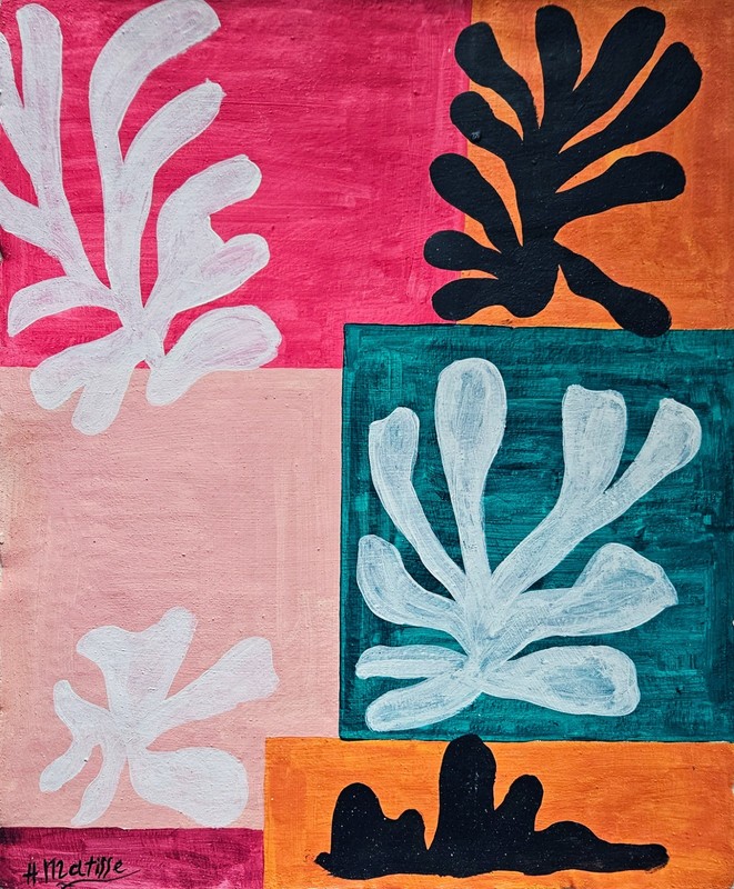 Henri Matisse Signed Fauvist Oil Painting on Canvas – French Modern Art