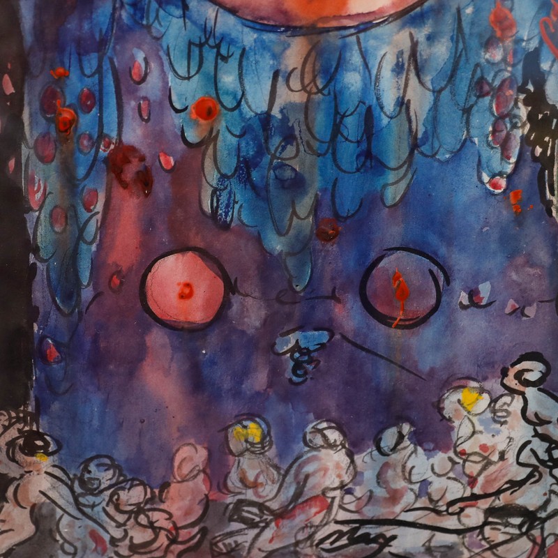 Framed 20th Century Watercolour - A Theatrical Set Design gallery