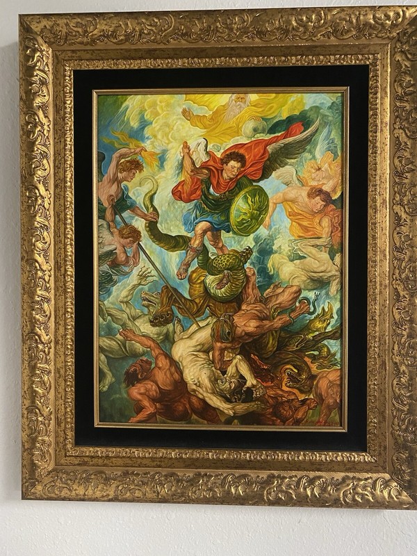 Fall of The Rebel Angels (Hand Painted Replica)