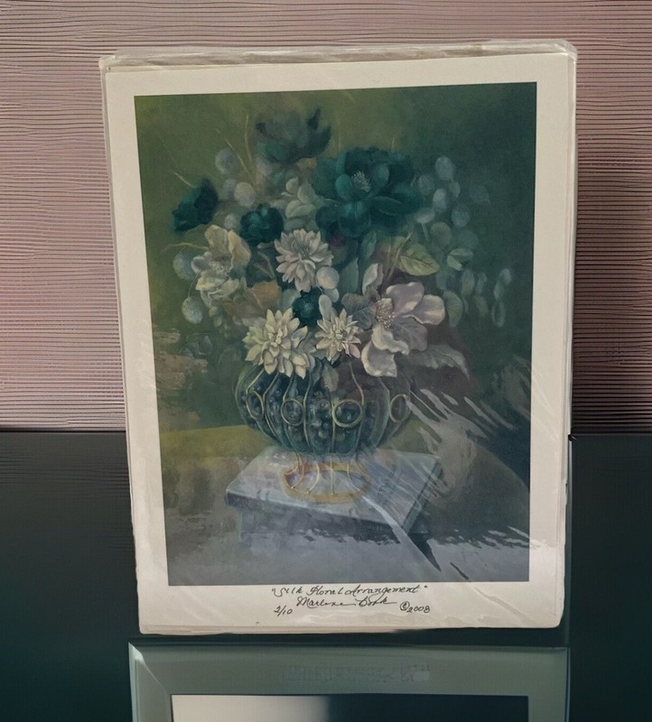 Silk Floral Arraignment By Marlene Book 2008 Canvas
