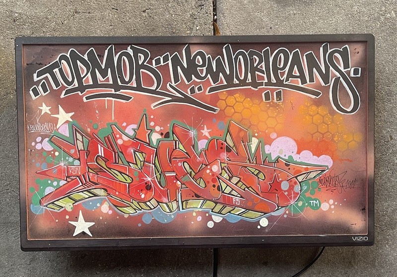 Graffiti On Old Tv Bugsone StyleWriter