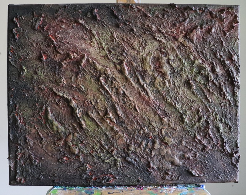 Textured Abstract Painting 11x14 | Wabi Sabi Wall Art | Raw, earthy, and deeply gallery