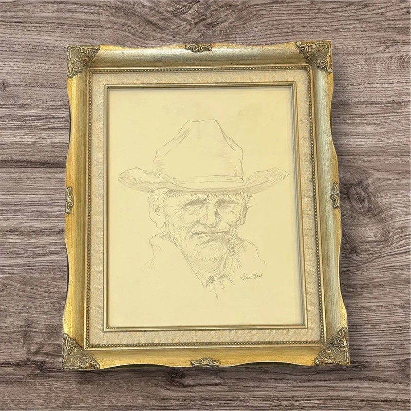Lone Clark Cowboy Painting