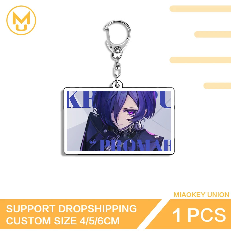 Promeia Zenless Zone Zero Lovely Key Holder Long Strip Trendy Double Sided Key