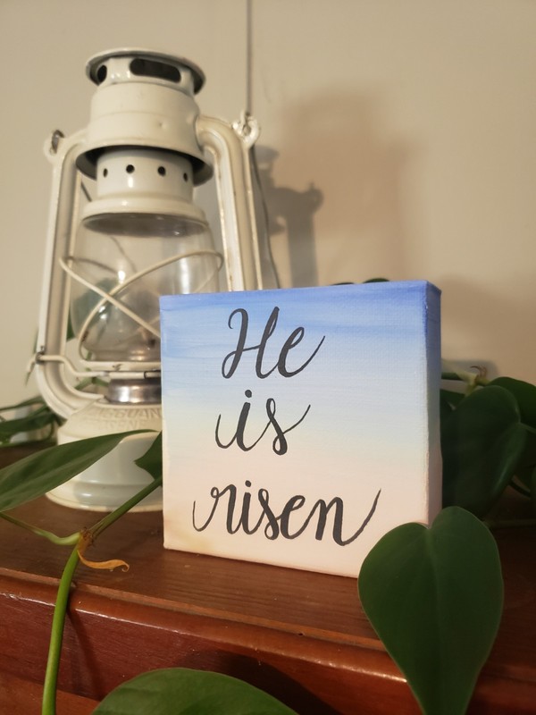 Resurrection Day Easter Christian Decor Canvas Wall Art He Is Risen gallery