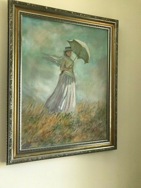 Claude Monet - Hand Painted replica - Custom Oil on Canvas – Signed – Framed gallery