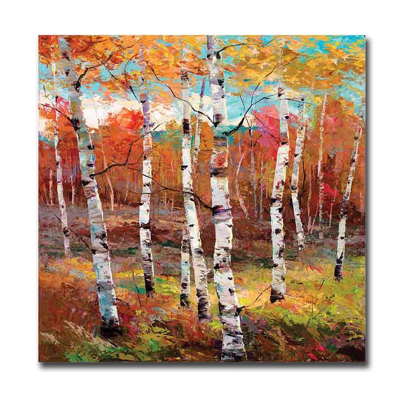 Autumn Dance 2 by Dean Bradshaw Gallery Wrap Canvas Giclee Art (36 in x 36 in)