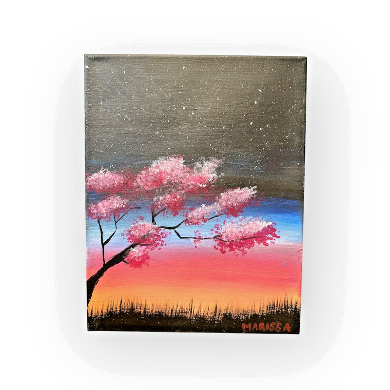 Spring Blossom Oil Painting by Marissa