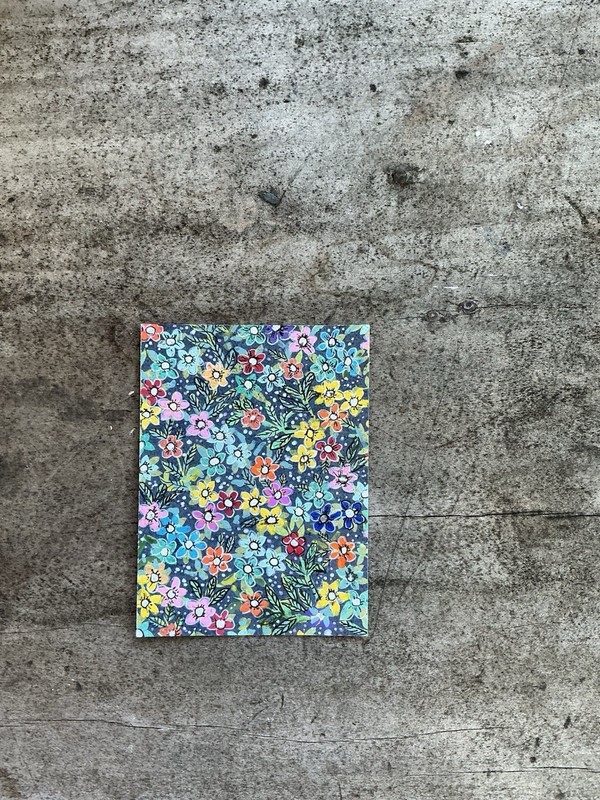 ACEO Art by Kenna Mixed Media Flowers Posca & Ink Pen2.5” X 3.5” Signed ÀTC gallery