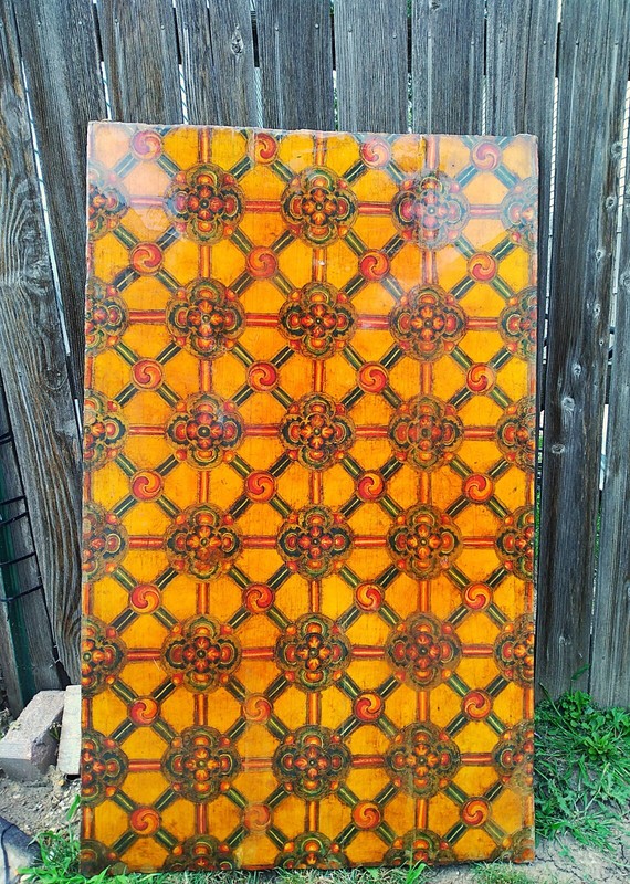 Chinese Temple Door/Panel makes a great table or wall hanging 150 to 250 yrs old