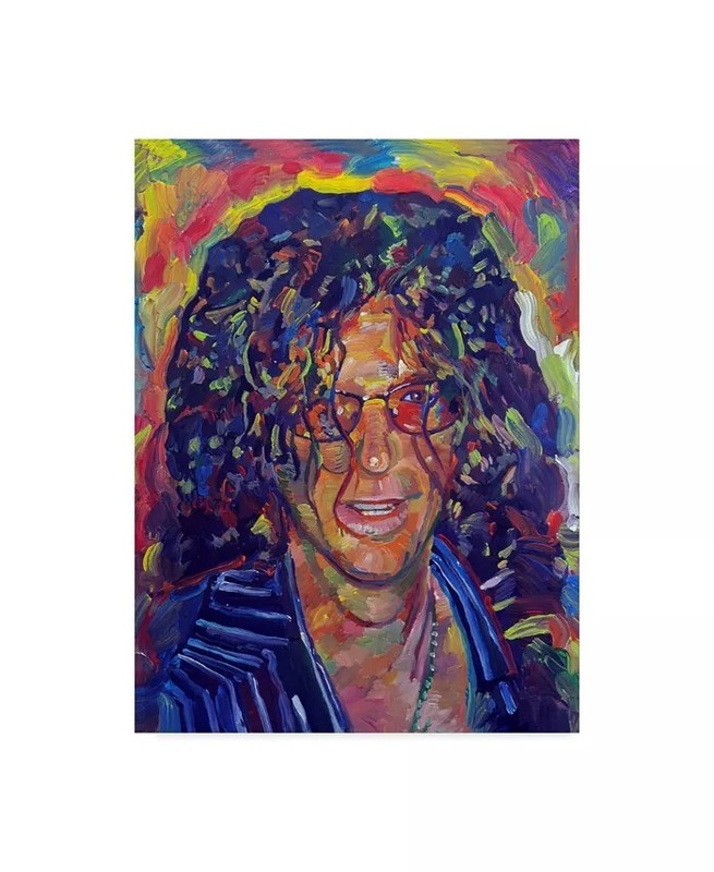 Howie Green Howard Stern Canvas Art Painting – 14″ x 19″